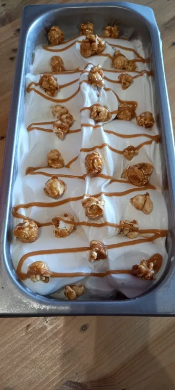 nouvelle glace au pop-corn, Piton Saint-Leu, Case Gourmande